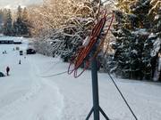 Kinderlift Reiserhang - Rope tow/baby lift with low rope tow