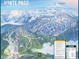 Trail map White Pass