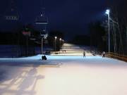 Night skiing