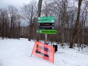 Easy slopes lead to all valley stations