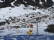 The village of Hinterthal is located right at the foot of the slopes and lifts.