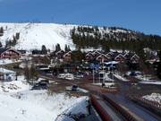 View of the center of Idre Fjäll