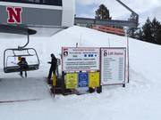 Lift information at all entry points