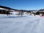 Ski school practice slope at the Vargliften 1