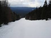 View of the ski run