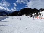 Huge practice area in the Angertal ski center