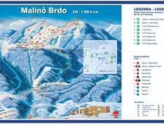 Trail map Malinô Brdo – Ružomberok