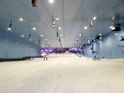 Wide ski slope in the Ski Egypt indoor ski hall