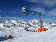 Snowmaking at Eisgrat