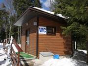 Restroom at the Yastrebets Express chairlift