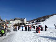 From the accommodations, you can head straight onto the slopes.