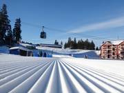 First-class slope grooming in the Kläppen ski area