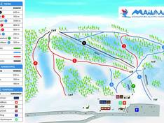 Trail map Ostrakina – Mainalon