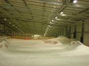 Temporary fun park in the indoor ski hall
