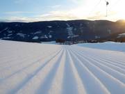 Very good slope grooming in Terenten