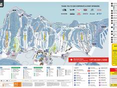 Trail map Blue Mountain Resort – Collingwood