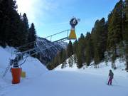 Snow cannon in Pampeago