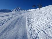 Difficult downhill training course