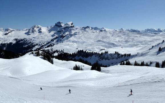 Skiing near Oberiberg