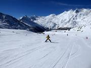Practice slope in the Snowland at the conveyor belt