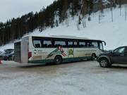 The Mitterstein gondola is accessible by ski bus.