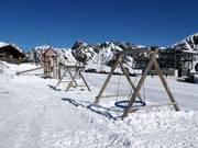 Playground next to the glacier restaurant