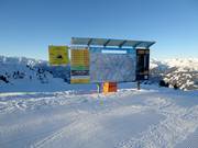 Slope map with current information in Zell am Ziller