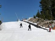 Practice area with conveyor belt at Chalin Valog