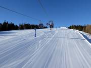 Perfectly groomed slopes at Kreischberg