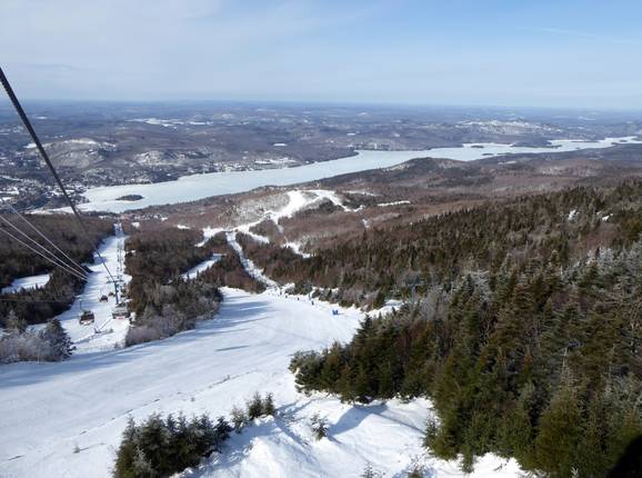 View of Lac Tremblant from the summit