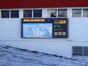 Information board at the Diavolezza valley station