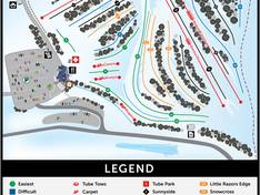 Trail map Lakeridge Resort