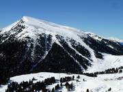 View of the difficult slopes at Pala di Santo