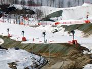 Without machine-made snow, nothing would be possible here at around 1,100 meters.