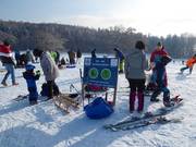 Signage at the ski lift