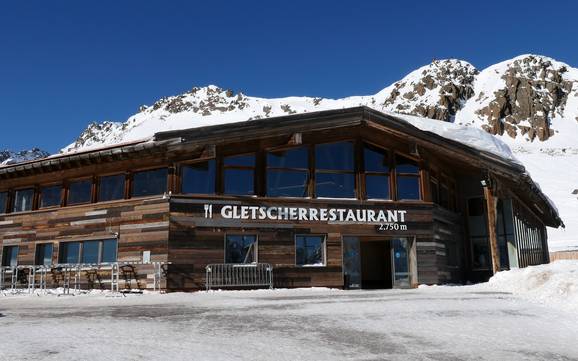 Huts, mountain restaurants  Kaunertal – Mountain restaurants, huts Kaunertal Glacier (Kaunertaler Gletscher)