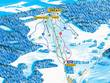 Trail map of the ski resort Luisino Údolí