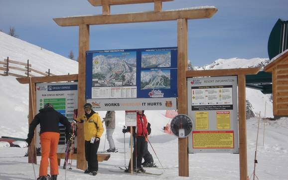 Slate Range: orientation within ski resorts – Orientation Lake Louise