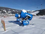 Snowmaking at the valley station