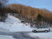 Parking spaces at the valley station