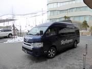 SkyExpress provides environmentally friendly transport to the ski resort of Niseko