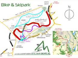 Trail map Diehloer Berge – Eisenhüttenstadt
