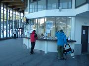 Well-maintained ticket area in Ponte di Legno