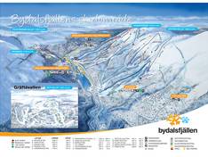 Trail map Höglekardalen