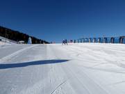 Practice slope at the conveyor belt