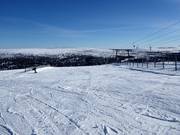 Start of the easy slope Killybacken in Tandådalen