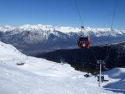 View over the ski resort of Axamer Lizum