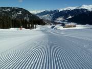 Perfectly groomed slopes