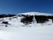 View over the Dundret Lapland ski area