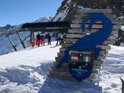 Austrian-Italian border at Karlesjoch